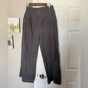 Pact Boulevard Brushed Twill Wide Leg Trouser. Size M.